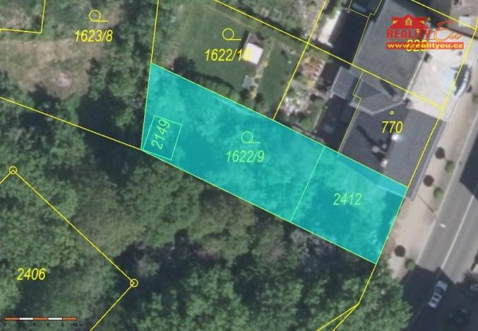 Prodej pozemku pro bydlení, Náchod, Komenského, 440 m2