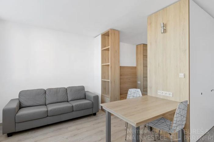 Pronájem bytu 1+kk, Praha - Záběhlice, Topolová, 31 m2