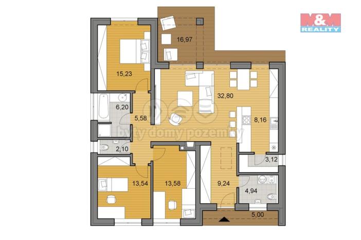 Prodej rodinného domu, Krušovice, Karlovarská, 112 m2