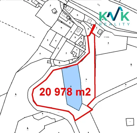 Prodej lesa, Šemnice, 20978 m2