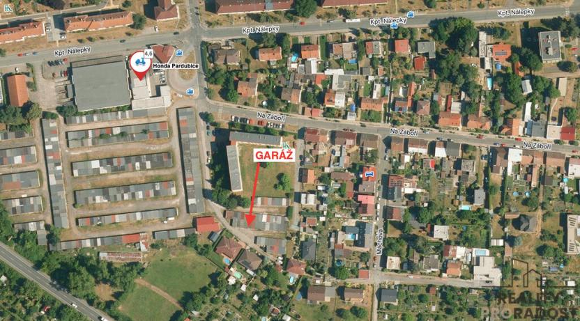 Prodej garáže, Pardubice - Nové Jesenčany, Na Záboří, 18 m2