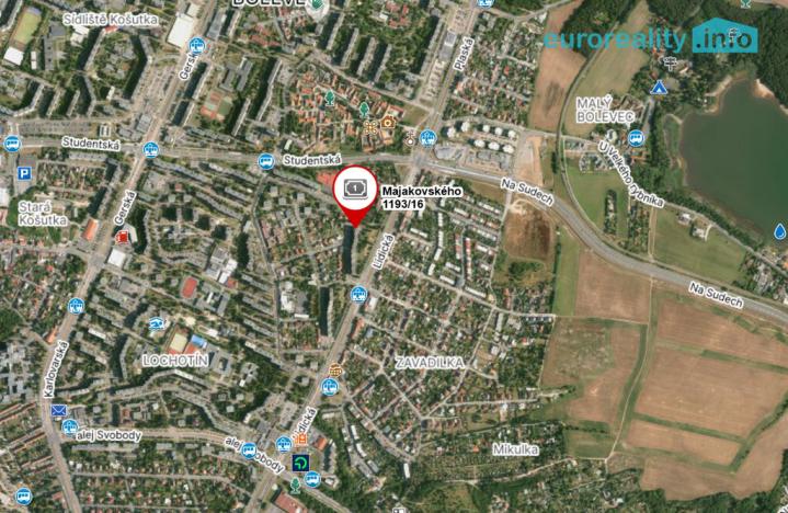 Prodej bytu 3+1, Plzeň, Majakovského, 72 m2