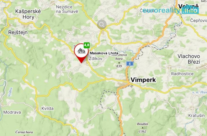 Prodej louky, Zdíkov - Masákova Lhota, 5869 m2