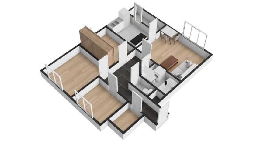 Pronájem bytu 3+1, Praha - Háje, Anežky Malé, 77 m2