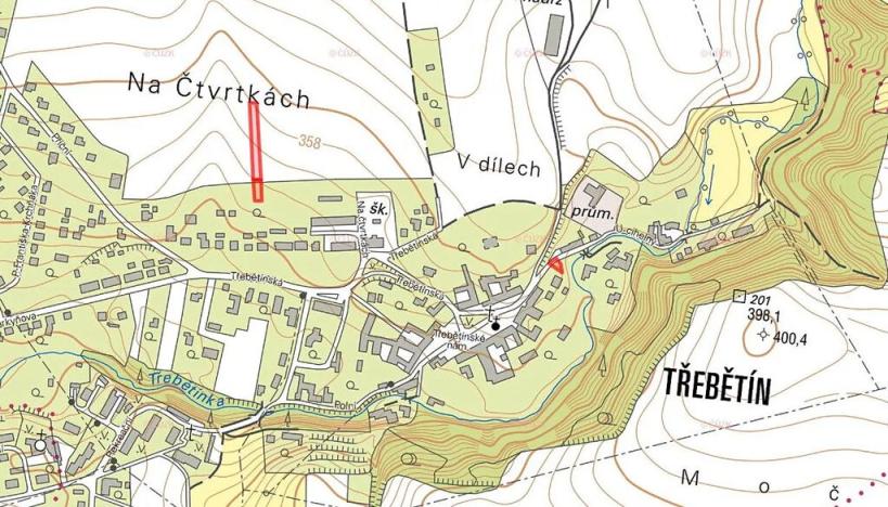 Prodej podílu pole, Letovice, 590 m2