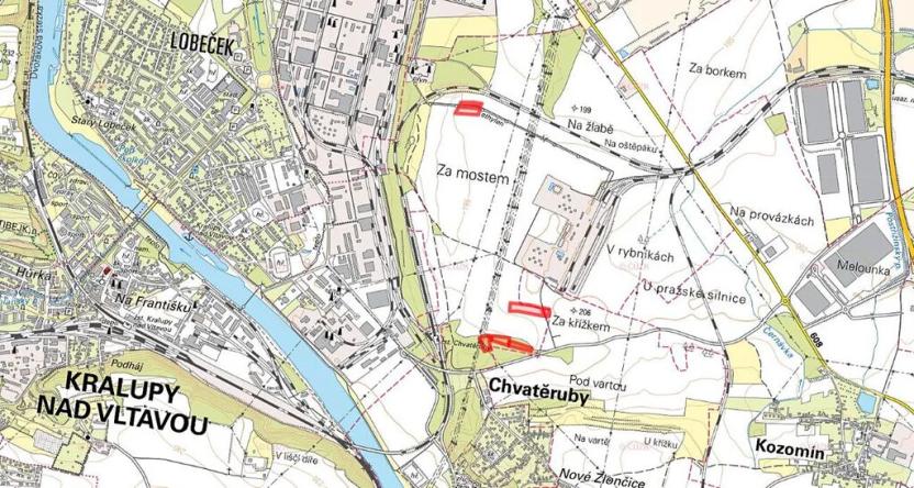 Prodej podílu pole, Chvatěruby, 13562 m2