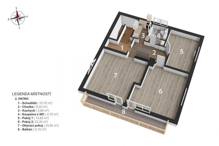 Prodej bytu 3+1, Nové Město nad Metují, U Lípy, 101 m2