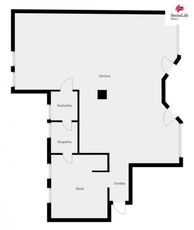 Pronájem obchodního prostoru, Polička, Husova, 120 m2