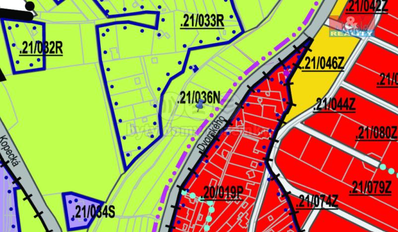 Prodej pole, Olomouc - Droždín, 1419 m2