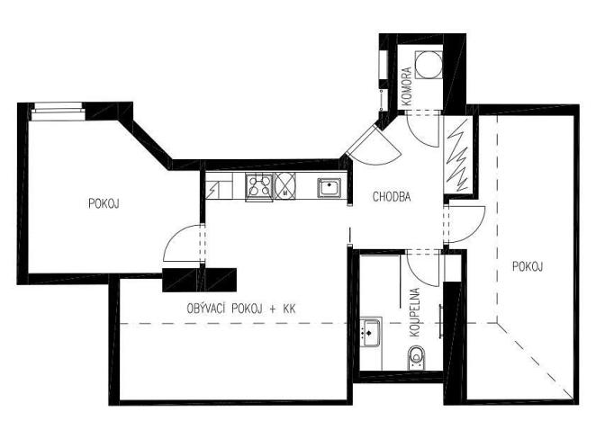 Prodej bytu 3+kk, Praha - Nusle, Rostislavova, 60 m2