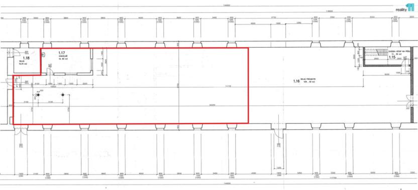 Pronájem výrobních prostor, Nové Dvory, Masarykovo nám., 300 m2