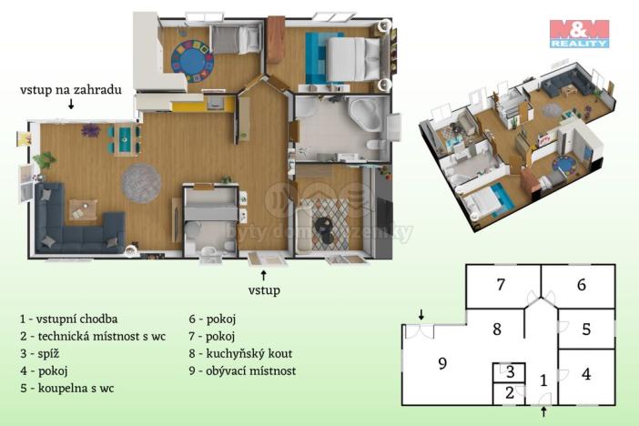 Prodej rodinného domu, Svárov, U Parku, 111 m2