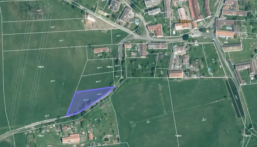 Prodej pozemku pro bydlení, Předotice - Třebkov, 1225 m2