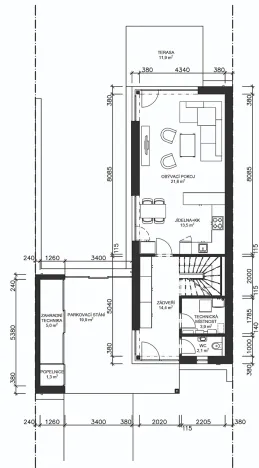 Prodej rodinného domu, Ústí nad Orlicí, Východní, 120 m2