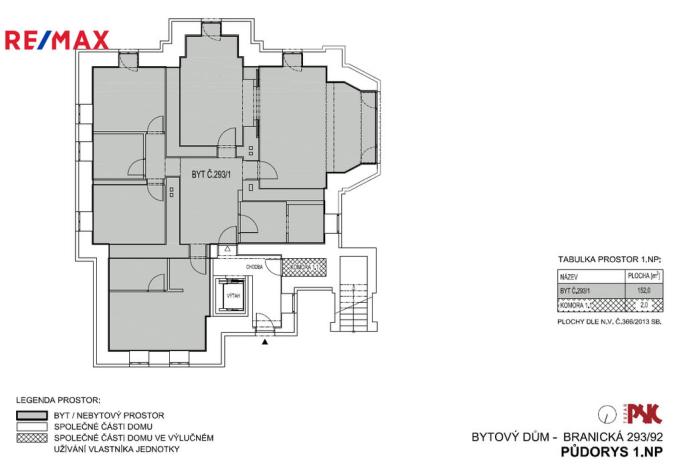 Pronájem bytu 3+1, Praha - Braník, Branická, 192 m2