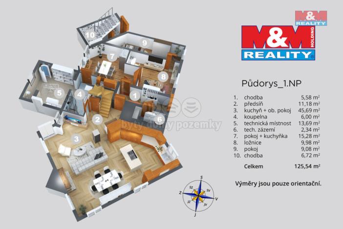 Prodej rodinného domu, Most, V Sadech, 411 m2