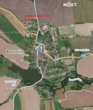 Prodej pozemku pro bydlení, Borotín, 810 m2