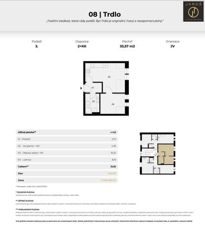 Prodej apartmánu, Jáchymov, náměstí Republiky, 34 m2