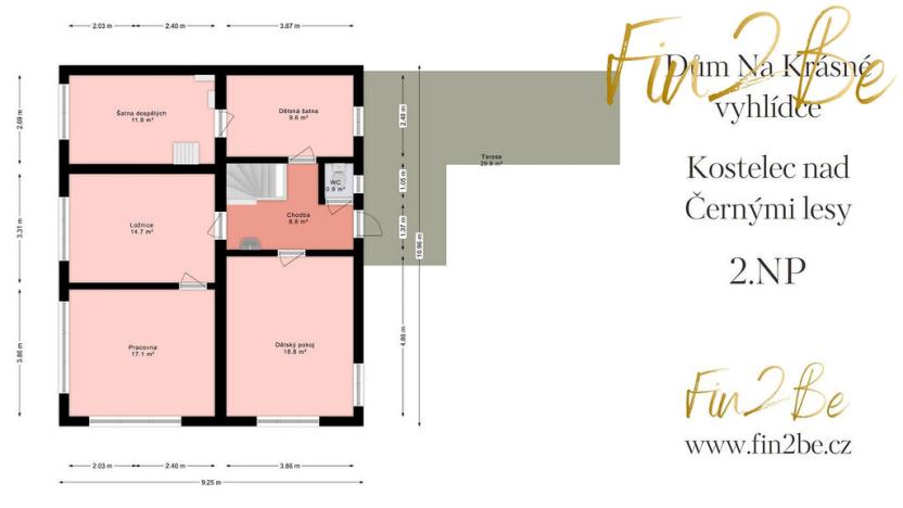 Prodej rodinného domu, Kostelec nad Černými lesy, Na Krásné vyhlídce, 149 m2