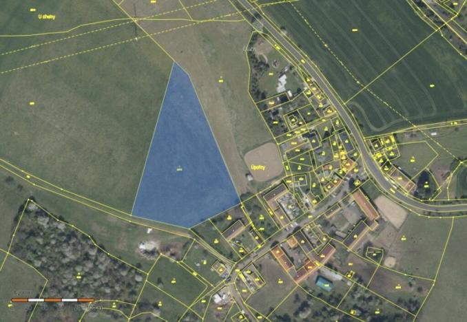 Prodej pozemku pro bydlení, Bystřany - Úpořiny, 14443 m2