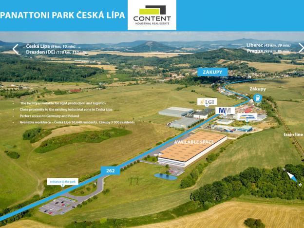 Pronájem skladu, Zákupy, Nádražní, 15630 m2