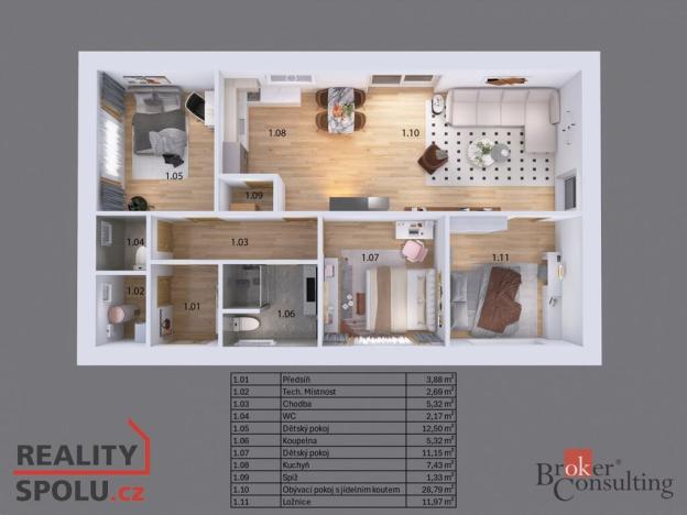 Prodej rodinného domu, Líně, Tichá, 119 m2