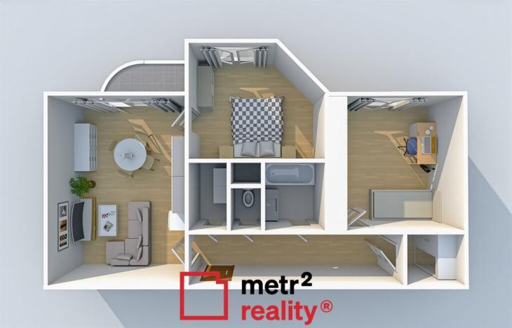 Prodej bytu 3+kk, Olomouc, Handkeho, 73 m2