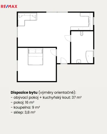Prodej bytu 2+kk, Opatovice nad Labem, Dvořákova, 62 m2