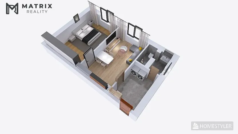 Prodej bytu 2+kk, Králův Dvůr, náměstí Míru, 55 m2