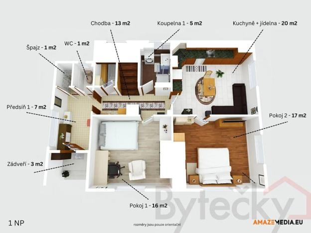 Prodej vícegeneračního domu, Jesenice, Plavecká, 215 m2