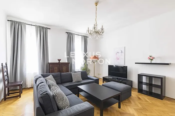 Pronájem bytu 4+1, Praha - Nové Město, Biskupská, 132 m2