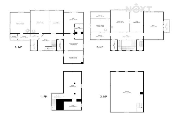 Prodej rodinného domu, Čistá u Horek, 320 m2