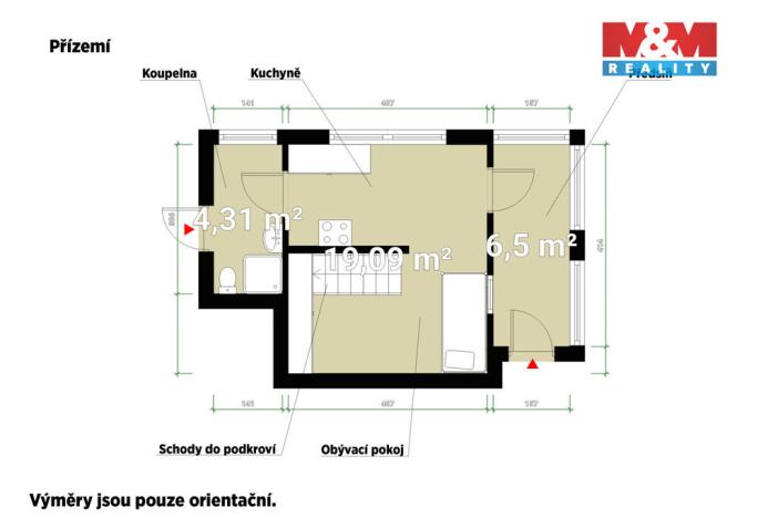 Prodej chaty, Plzeň - Lhota, K Jezírku, 50 m2