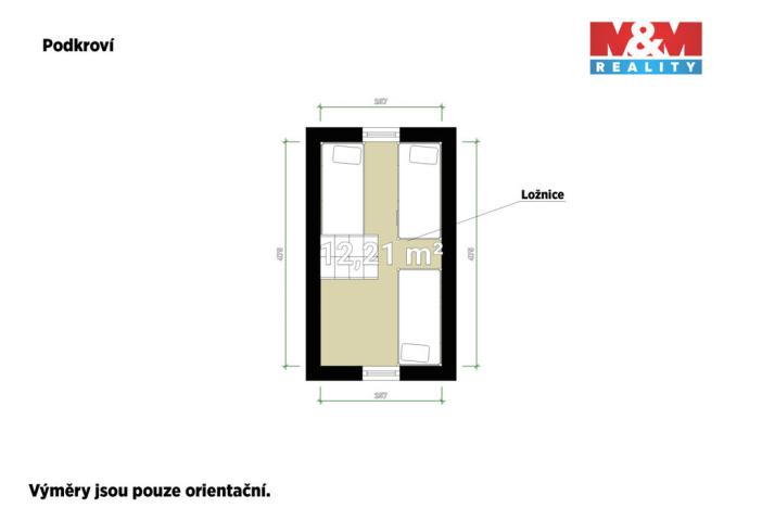 Prodej chaty, Plzeň - Lhota, K Jezírku, 50 m2
