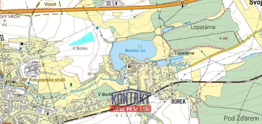 Prodej podílu 1/2 pole, Rokycany, 28481 m2