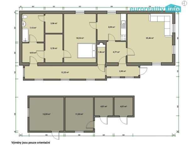 Prodej rodinného domu, Staňkov - Vránov, 129 m2