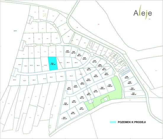 Prodej pozemku pro bydlení, Třebeň, 1101 m2
