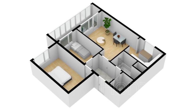 Pronájem bytu 3+1, Praha, Hviezdoslavova, 55 m2