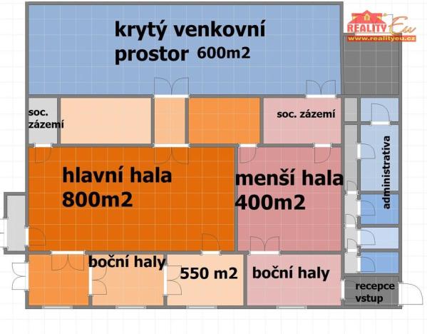 Pronájem skladu, Česká Skalice, Křenkova, 4200 m2