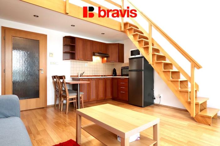 Pronájem bytu 1+kk, Brno, Křížkovského, 45 m2