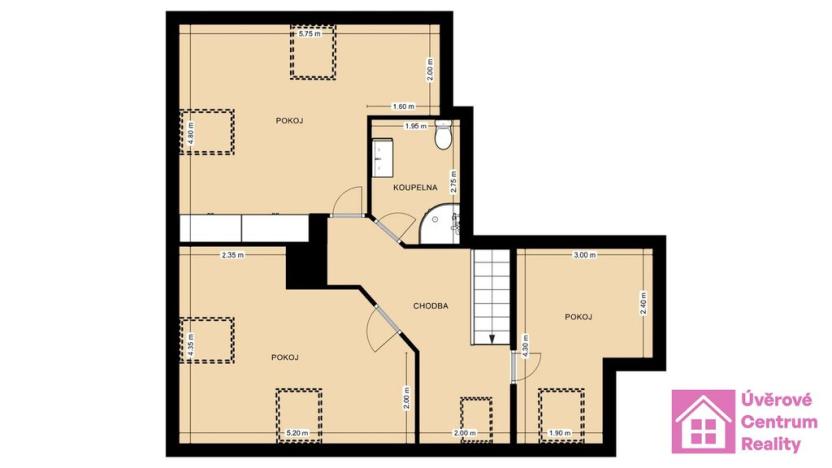 Prodej bytu 4+kk, Břeclav - Poštorná, Hájová, 104 m2
