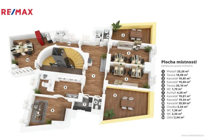 Pronájem kanceláře, Praha - Staré Město, Staroměstské náměstí, 195 m2