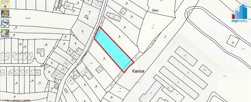 Prodej pozemku pro bydlení, Kanice, 2156 m2