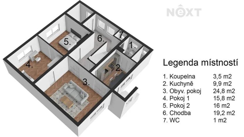 Prodej rodinného domu, Moravská Nová Ves, U Sokolovny, 134 m2