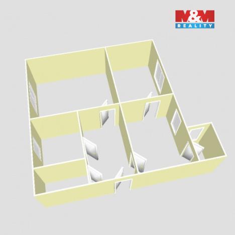Prodej bytu 2+1, Most, tř. Budovatelů, 56 m2