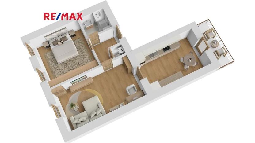 Prodej bytu 2+1, Praha - Karlín, Pernerova, 62 m2