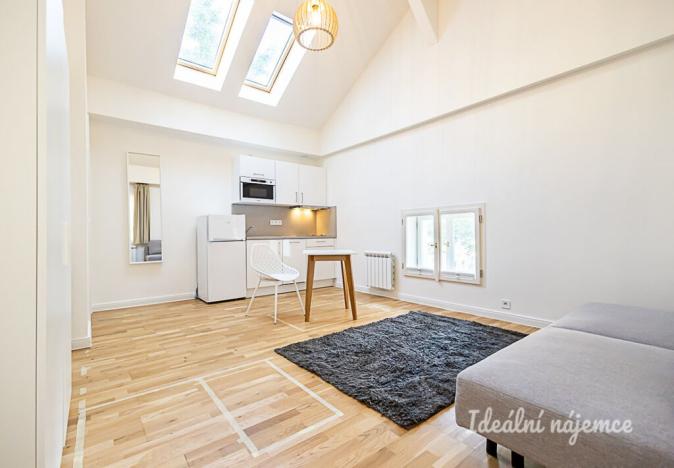 Pronájem bytu 1+kk, Praha - Vinohrady, Varšavská, 26 m2