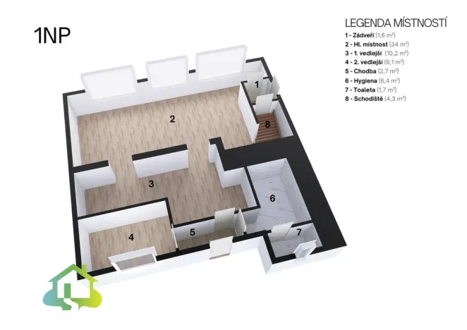 Pronájem obchodního prostoru, Liberec, Mlýnská, 82 m2