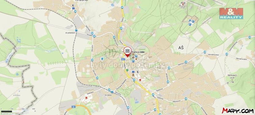 Prodej bytu 2+1, Aš, Karlova, 54 m2