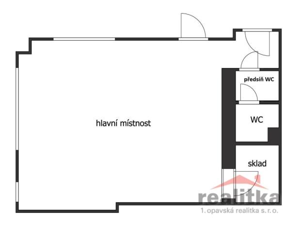 Pronájem obchodního prostoru, Opava - Kateřinky, Holasická, 35 m2